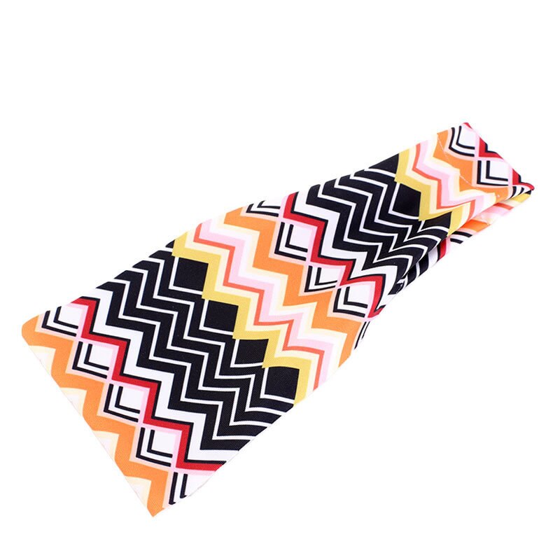 Bohemia print wide stretch kvinder hår caps hovedbeklædning hovedbeklædning turban hovedbeklædning bandage hår bandana hår styling tilbehør: Type 6