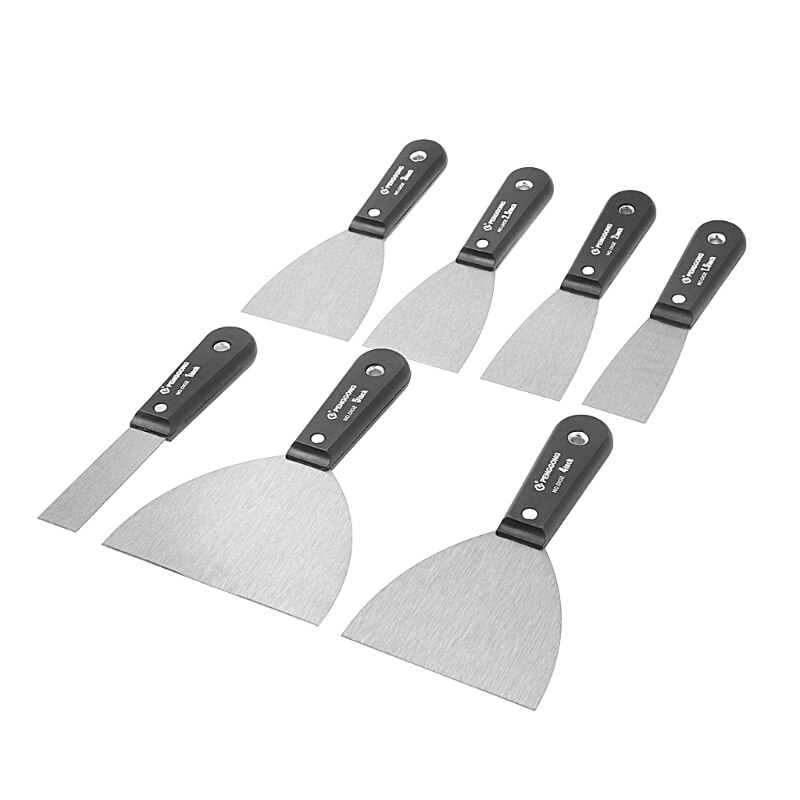 7 Stuks Schraper Set Stopverf Mes 1 "-5" Met Tool Opbergtas Voor Vloer Muur Schrapen Bouw gereedschap