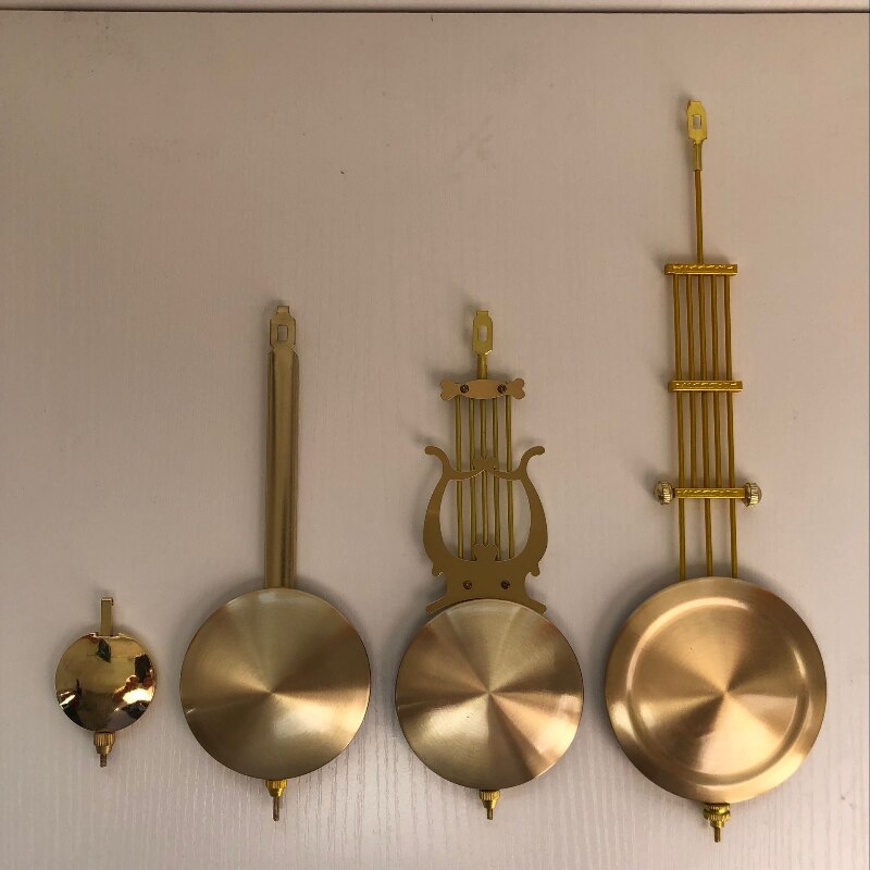 Gold Pendulum Mechanical Wall Clock Accessories Clock Pendulum Clock Parts Mechanism Aluminum Metal Pendulum Clock Tool