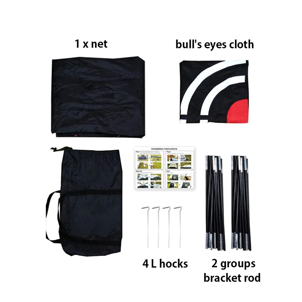 Golf slagnetten trainingshulpmiddelen oefennet golfnetten voor achtertuin driving range chippen met doel draagtas binnen buiten