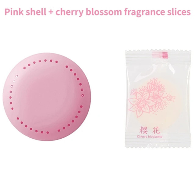 1 st toalett fast luftfräschare aromaterapi doft varaktig för garderob bil hushåll rund luftfräschare badrumsartiklar: Blå