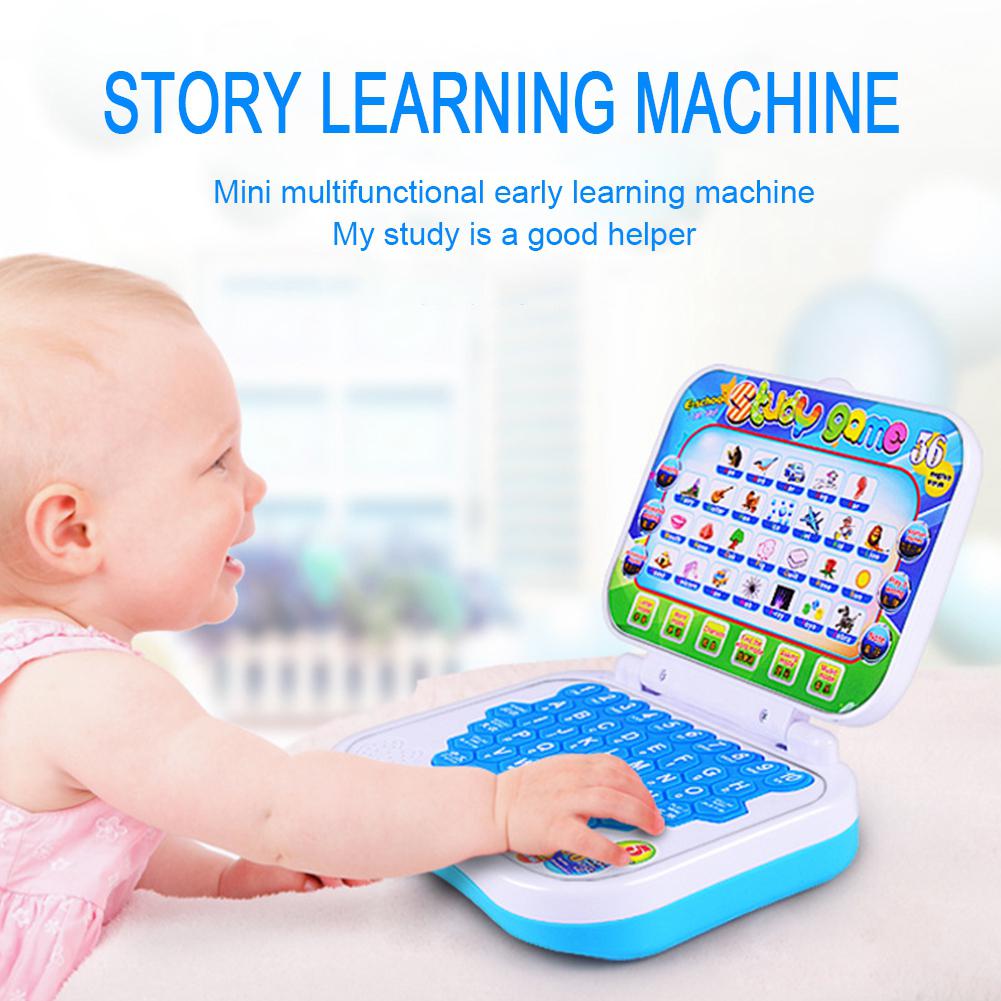 Multifunctionele Taal Leren Machine Kids Laptop Speelgoed Vroege Educatief Computer Tablet Lezen Machine