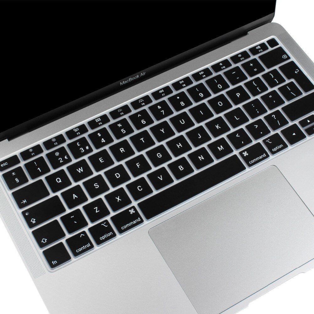 Euro English Water Dust Proof Keyboard Cover for Macbook Air 13 A1932 A2179 Super Thin Keyboard Protector