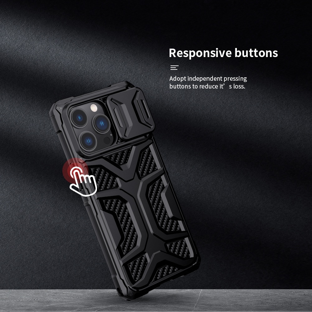 Nillkin Avonturier Case Voor Iphone 13 Pro Max Schokbestendig Airbag Case Outdoor Sport Tpu + Pc Zware Camera Bescherming Terug cover