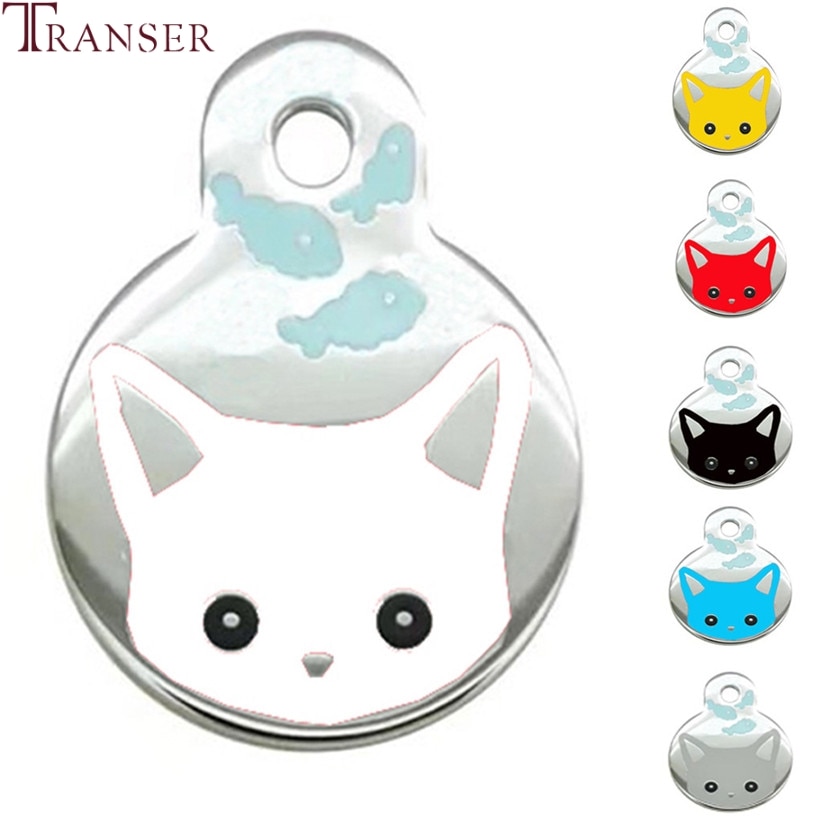 Transer Katze Karikatur Druck Legierung Ich würde Stichworte für Haustier Hund Katzen Kitties Welpen Halskette Nacken Kragen Anhänger Haustier Produkte Liefern 90423