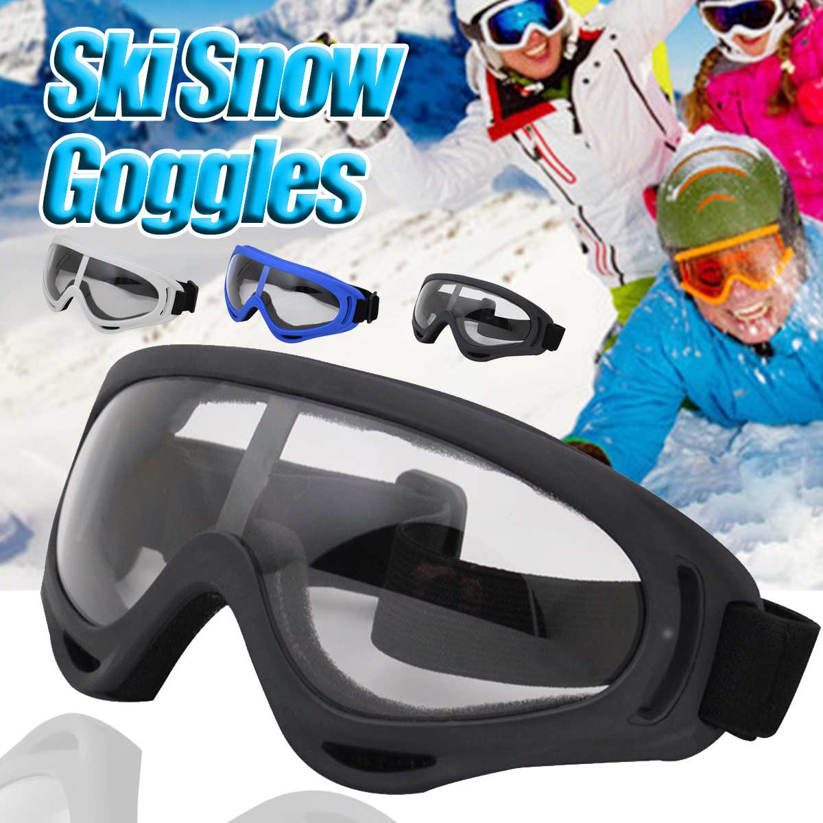 Unisex Veiligheidsbril Oogbescherming Bril Anti-Fog Ski Bril Winddicht Goggles Beschermende Anti Fog Goggles