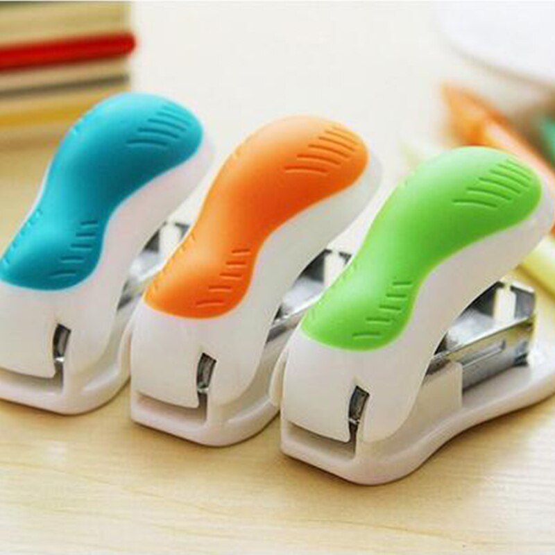 mini cartoon stapler office set stapler school student supplies office and school supplies