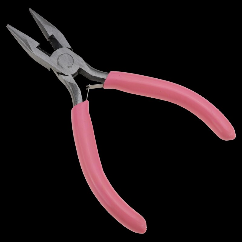 Alicates hechos a mano para manualidades, mini Alicates de punta de aguja de 5 pulgadas, sin dientes, pequeños, para joyería