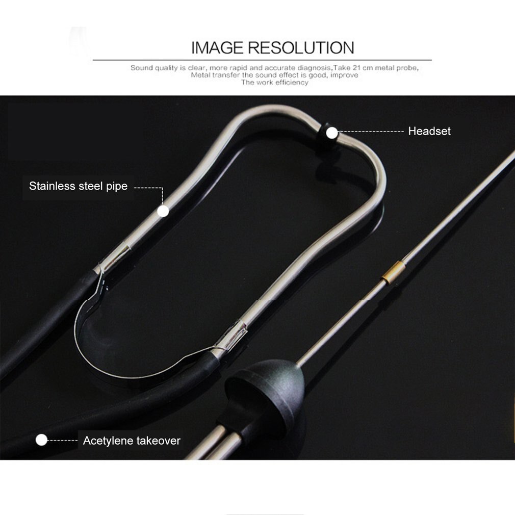 22.5+7CM Car Stethoscope Auto Mechanics Engine Cylinder Stethoscope Hearing Tool Car Engine Tester Diagnostic Tool