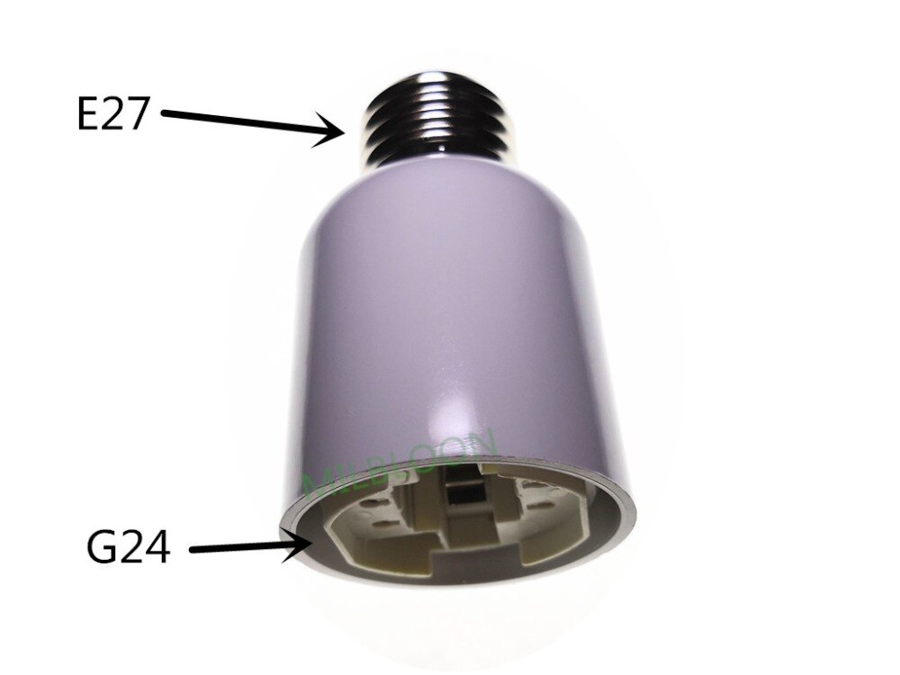 E27-G24 Lamphouder Converter E27 Turn om G24 Lamp adapter E40 turn in E27 houder verandering te E40 base verandering in E27 LAMPVOET