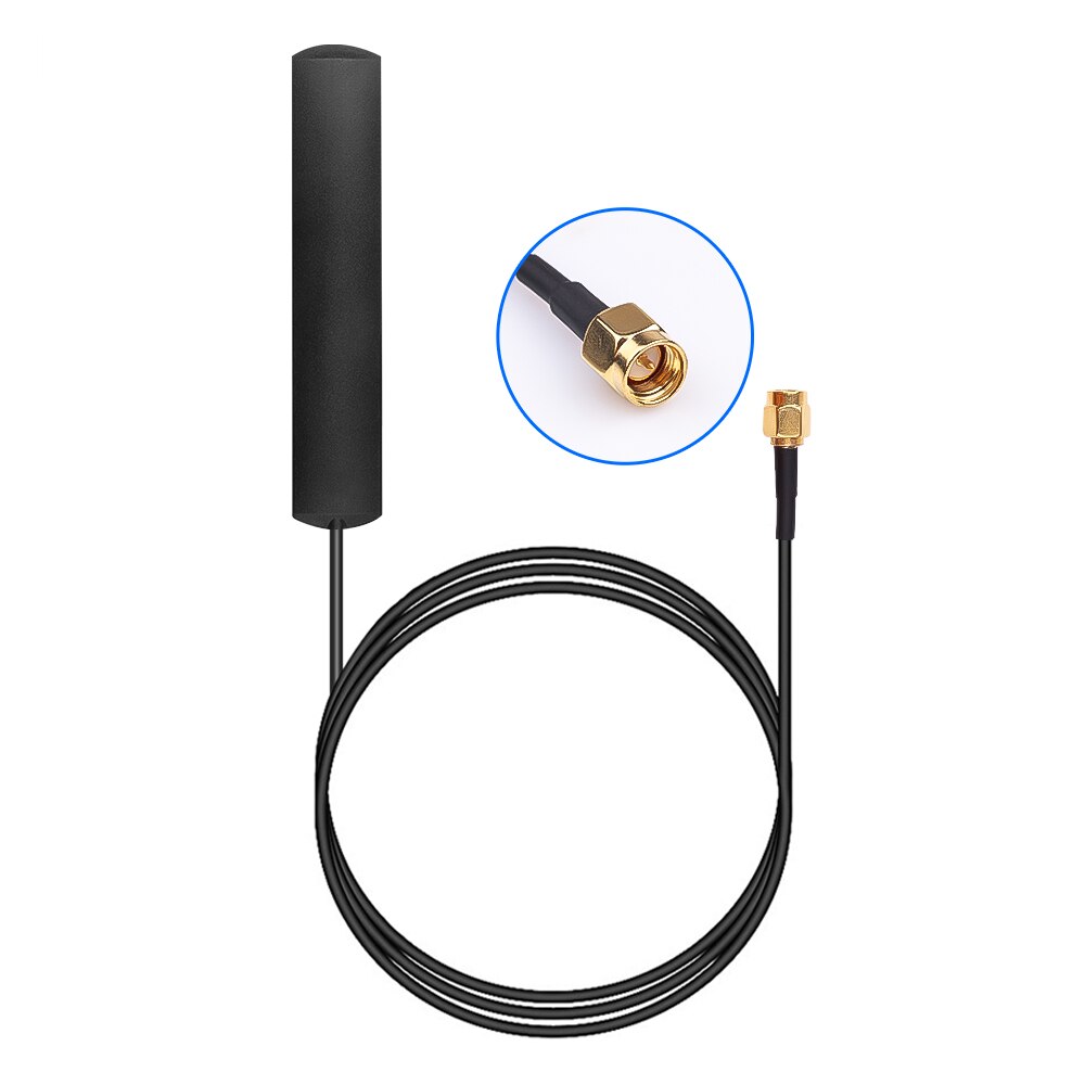 2dbi/3dbi GSM antena con conector macho SMA Gsm aérea RG174 con 2,5 M de longitud Cable para GSM