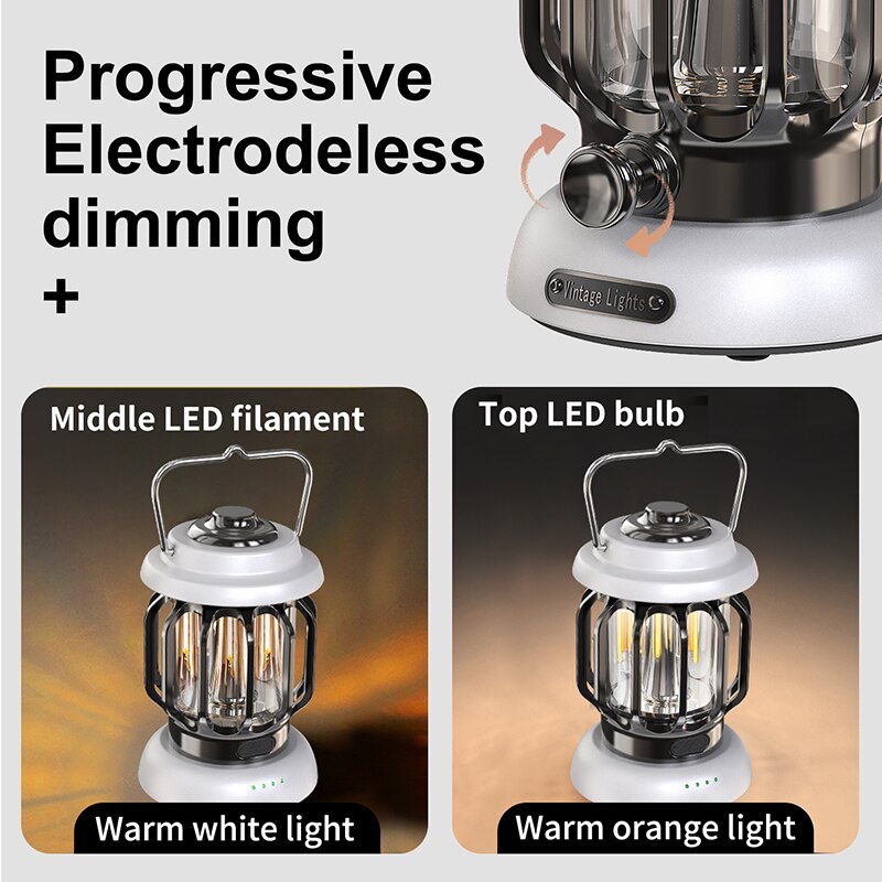 retro turystyczna latarnia zewnętrzna metalowa dekoracyjna wodoodporna lampa stołowa akumulator ciepły biały wystrój latarnia robić ścieżki ogrodowej