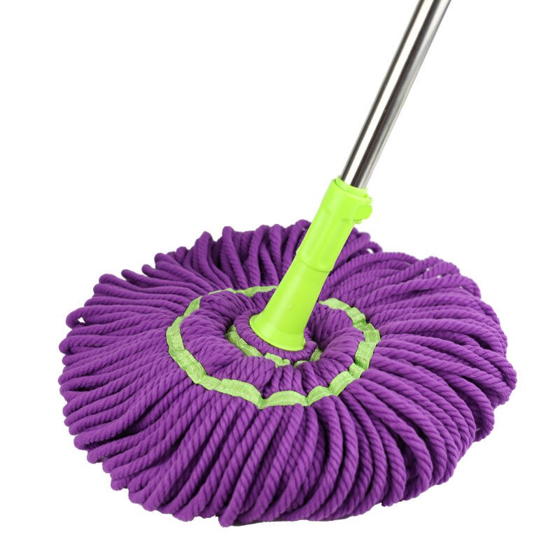 Easy Self Wringing wykręcany Mop, Mop do wyciskania z mikrofibry, wymienna głowica mopa, suchy i Mop do mycia na mokro do twardego drewna, płytek i do czyszczenia podłóg: a set