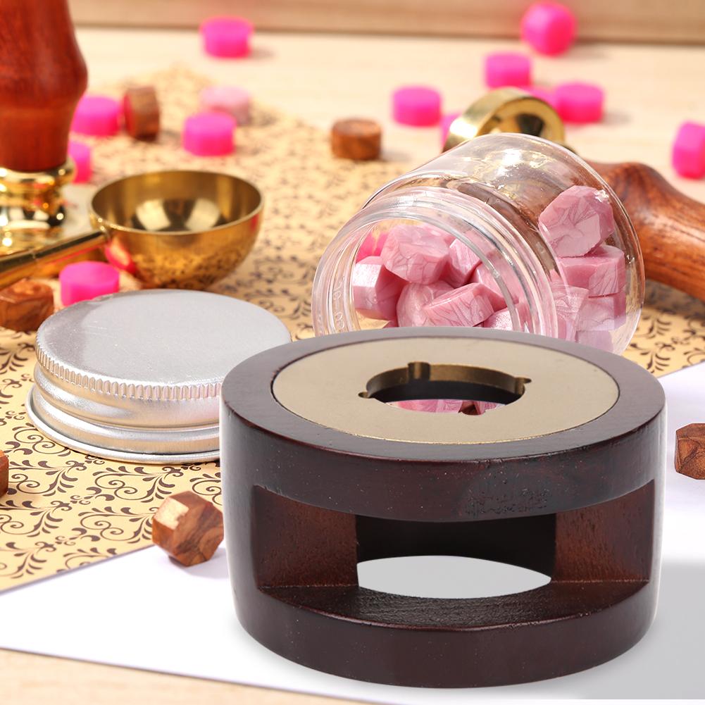 Zegellak Oven Vintage Stempel Lakzegel Kralen Sticks Warmer Wax Smelten Oven Fornuis Pot Elegante Retro Craft