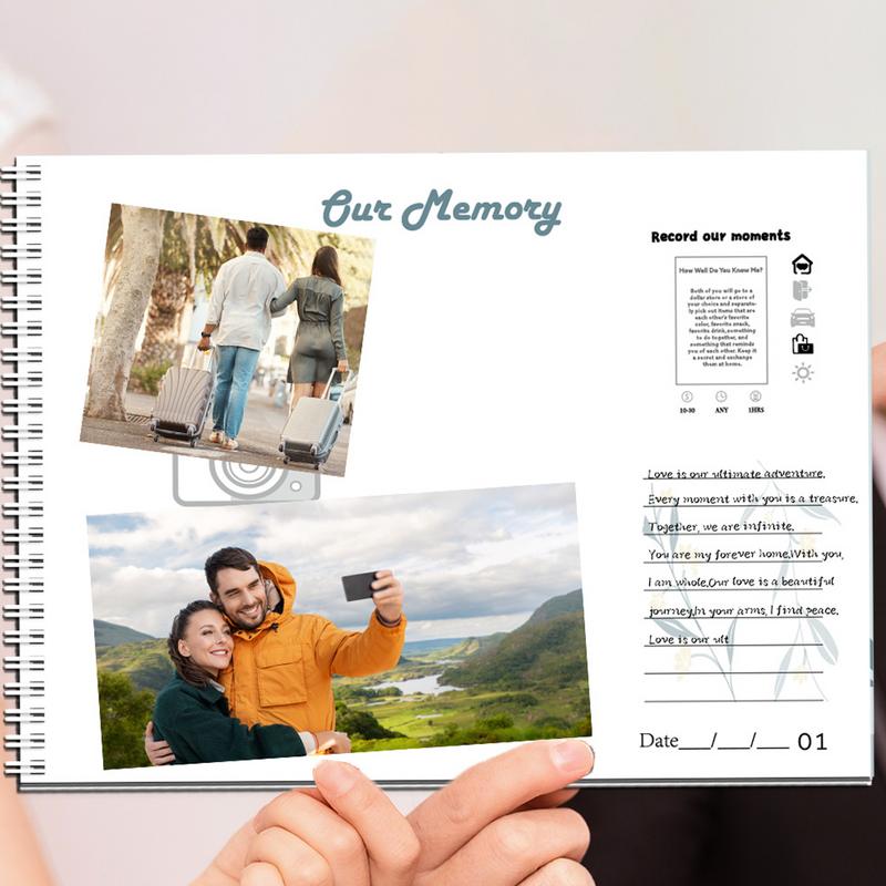 Date night souvenir journal romantisk nygift skrapelodd date night spill til valentinsdagen bursdag jul romantisk