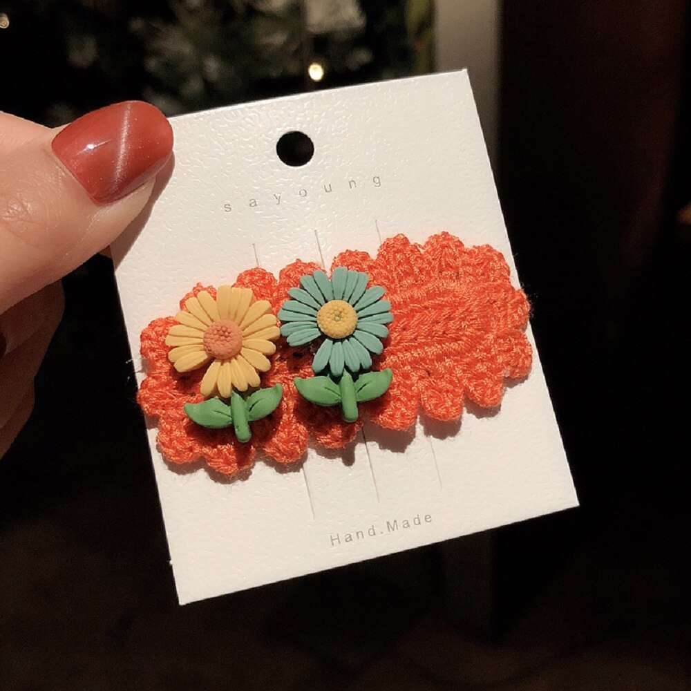 Pince à cheveux coréenne pour filles | Pince à cheveux BB bouclée, pince épingles à cheveux, mignonne fille femmes, barette bébé, accessoires pour cheveux: 3
