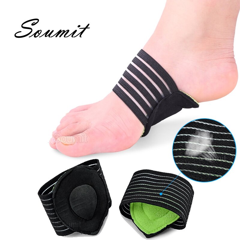 Arch Support Insole for Heel Pain Aid Foot Run-up Pad Foot Care Plantar Pains Relief Shock Absorption Fasciitis Heel Insert Pads