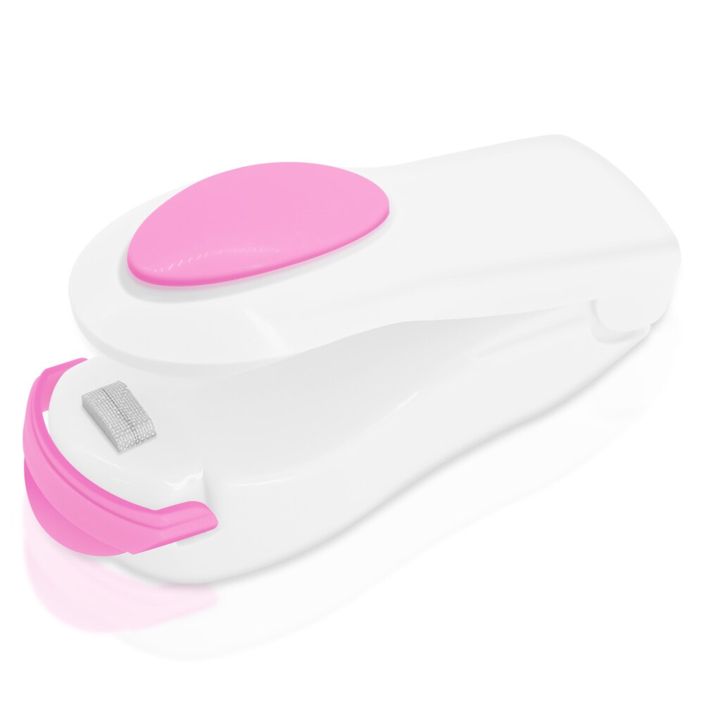 Mini Heat Sealing Machine Sealer Portable Plastic Bags Clip Heat Sealing Tools Food Packaging Storage Supplies Kitchen Utensils: White 1