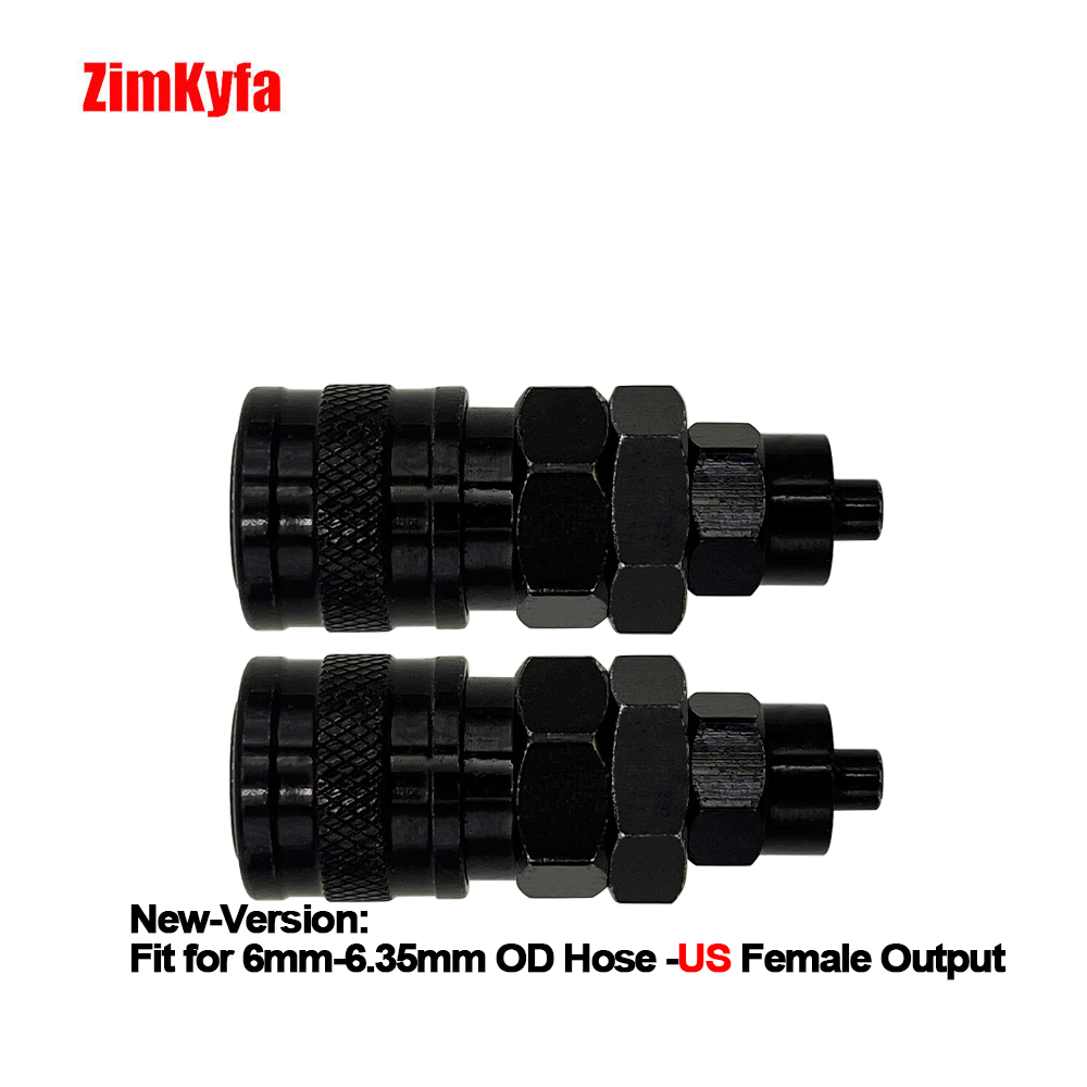 HPA US Foster BLACK 23-2/2302 conector de desconexión rápida a manguera OD de 6MM-6,35 MM para herramienta de aire: Verde militar