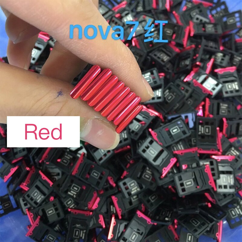 For Huawei Nova 7 Original Phone Housing SIM Tray Adapter Micro SD Card Tray Holder