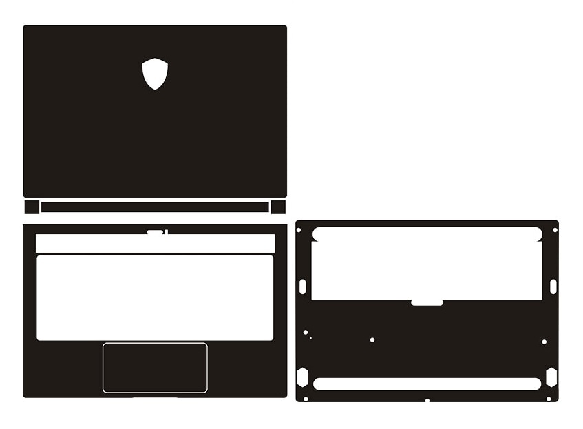 Naklejka na laptopa skóry skórka kalkomania osłona z włókna węglowego osłona zabezpieczająca dla MSI GS65 Stealth 2019 wersji 15.6"