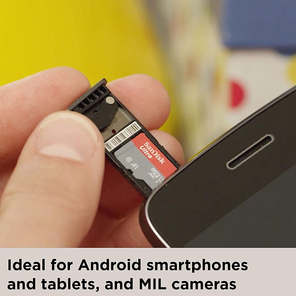SanDisk Ultra MicroSDXC UHS-I Memory Card C10 Full HD A1 SanDisk MicroSDHC C4 MicroSD Card Trans Flash Card for Android Phone