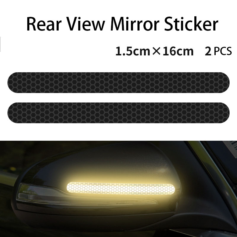 Zwarte reflecterende strips sticker zelfklevende veiligheidsmarkering waarschuwingstape fiets auto motorfiets auto styling anti kras stickers: Donkergrijs