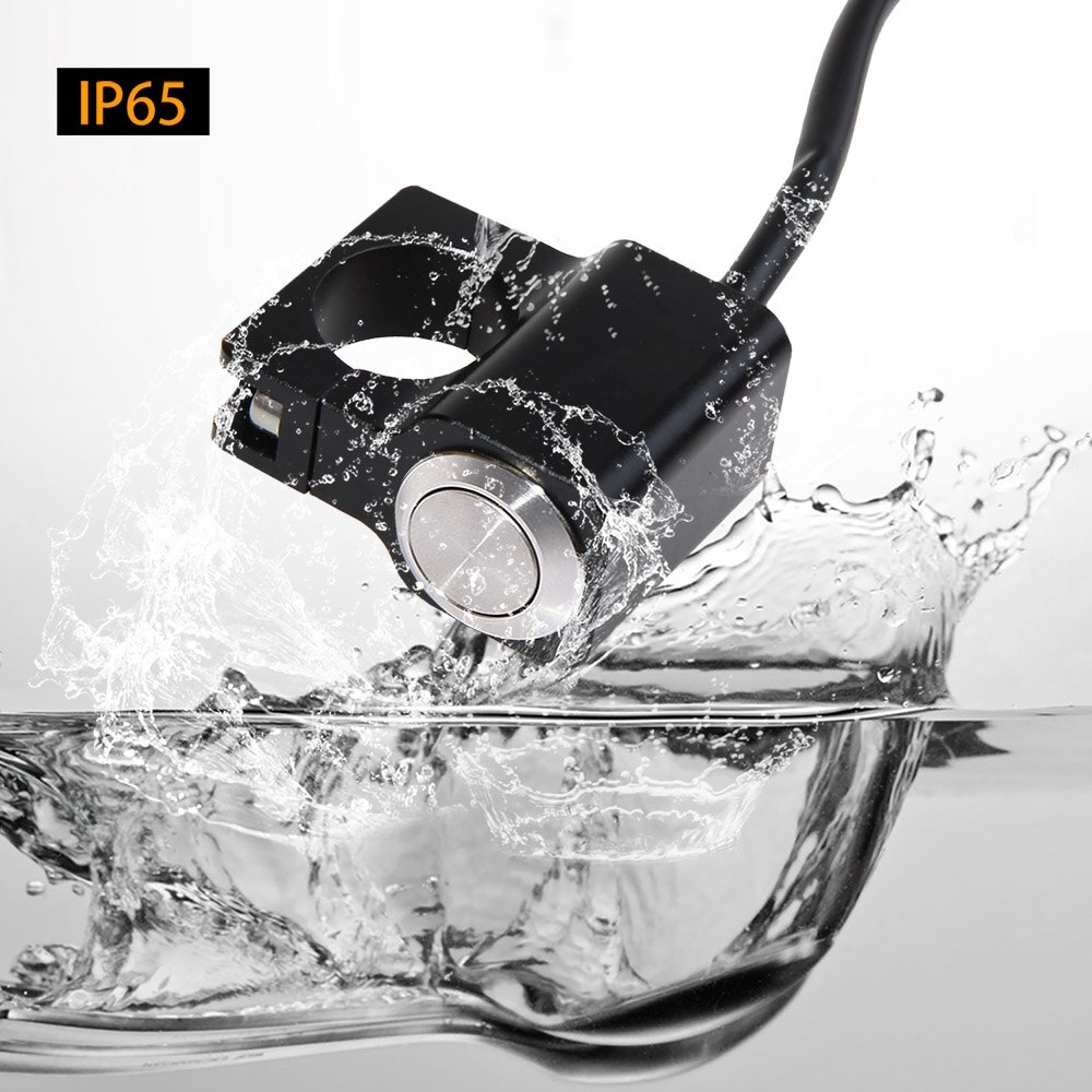 BOSMAA Motorcycle LED ON/OFF Fog light Switch 7/8" 22mm SpotLights battery kill Switch Waterproof Aluminum Brake Start Switch