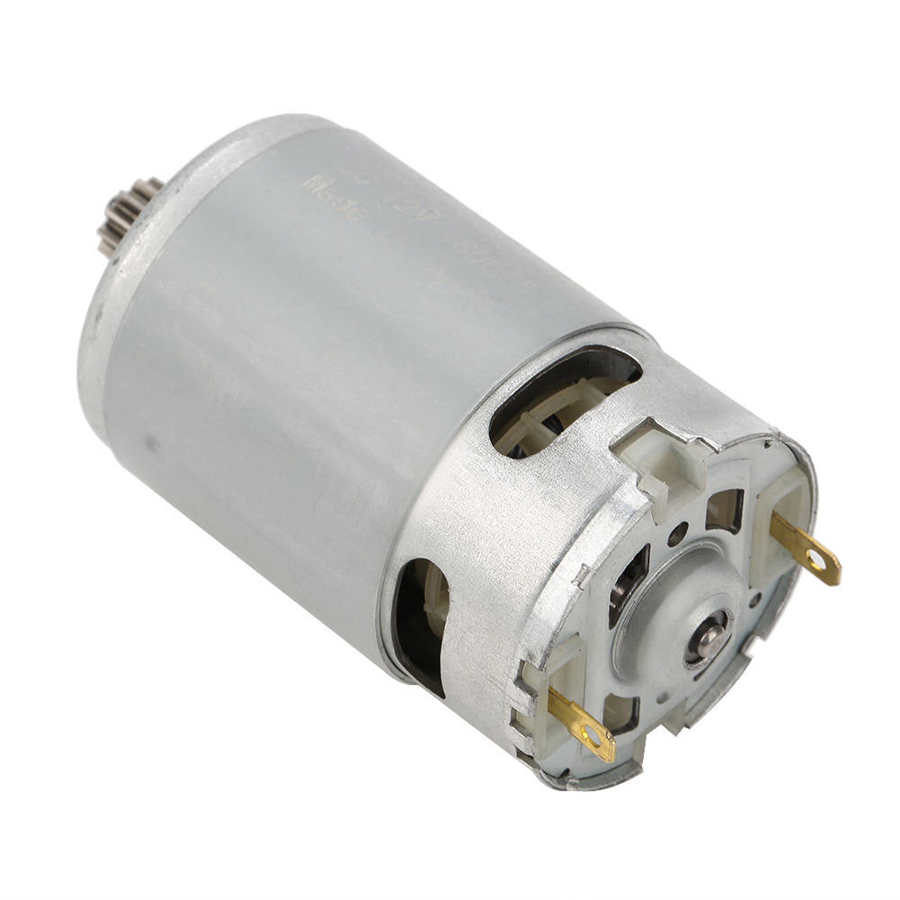Motor DC de dos velocidades para taladro eléctrico, 12V, 12 dientes