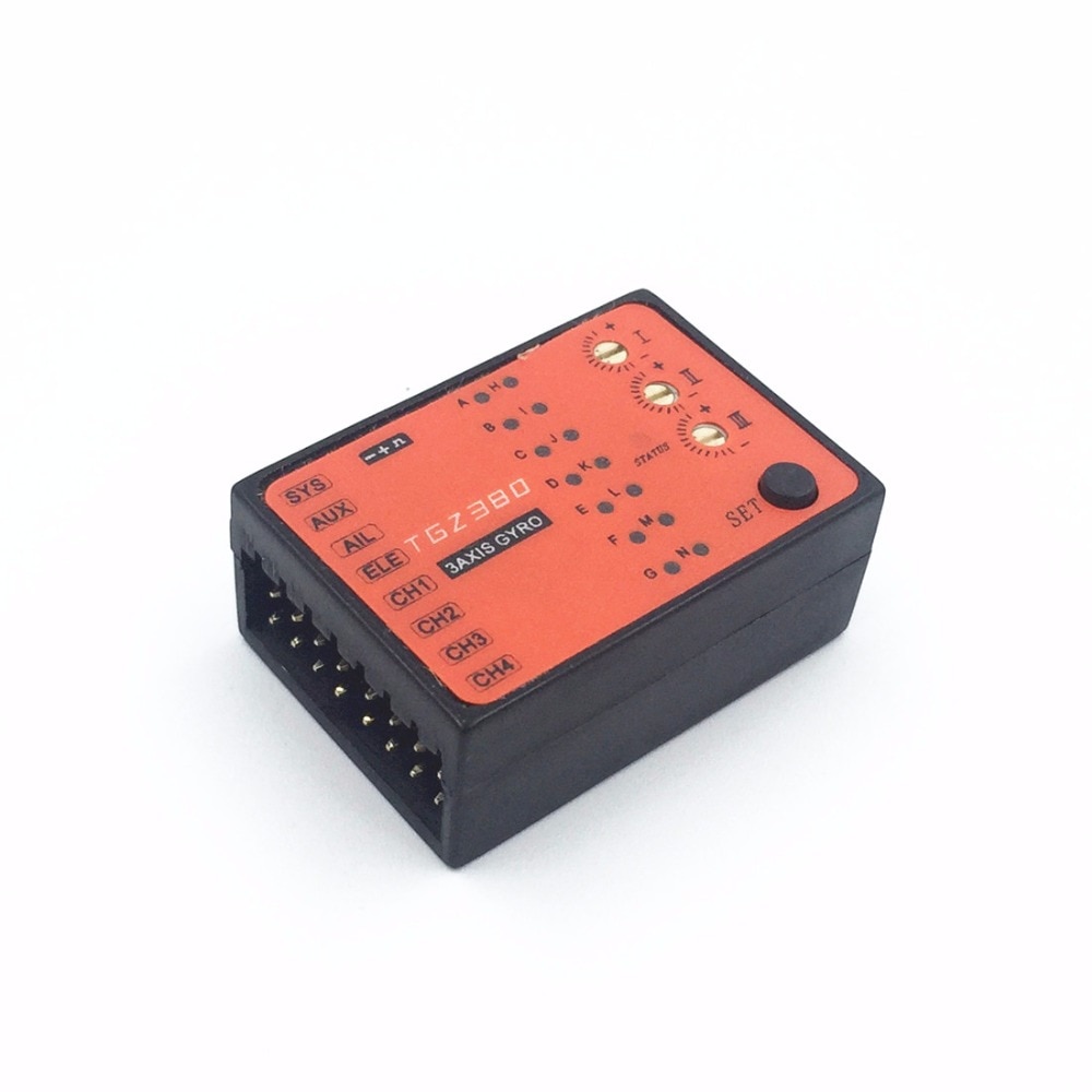 Mb tgz 380 3 akse gyro flybarless system for align trex t-rex etc . 450 550 600 700 rc helicopter fbl dfc