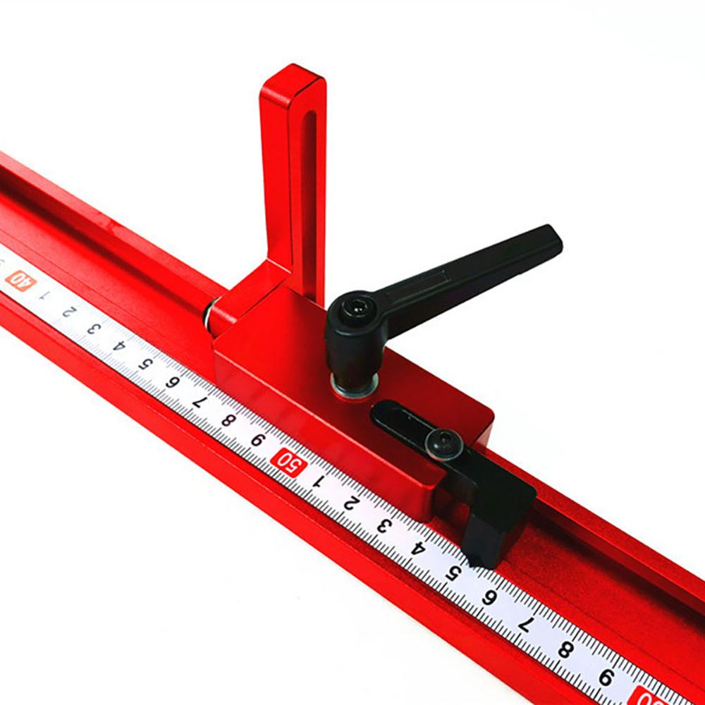 Fafeicy Rail à Rainure En T 300mm, Gabarit D'Atelier En Aluminium Pour Défonceuse Et Glissière - Idéal Pour Le Travail Du Bois (100/200/300/450mm)