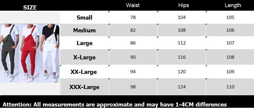 Men Cowboy Denim Cloth Romper Long Trousers Popular Work Clothes White Green Red Color Mens Jeans Brand Clothes