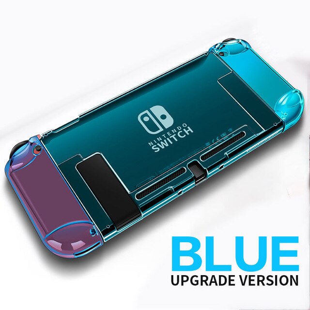 Per Nintendo Nintend Caso Interruttore di Cristallo Dura Protettiva Borsette Staccabile Coque Ultra Sottile Sacchetto Per Nintendo64 Console NS NX Caso: Blue