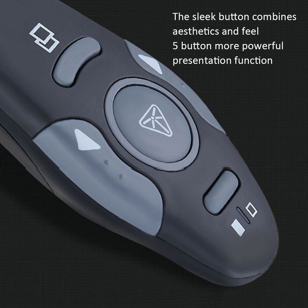 Presentador inalámbrico USB Powerpoint Clicker presentación mando de Control remoto PPT con luz roja Control remoto pc ratones
