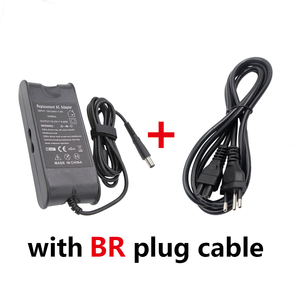 Ładowarka 19.5v 4.62a 90w 7.4*5.0mm do laptopa dell  e5420 e5500 e4300 e4310 e5400 e5410 1420 1501 1521 1525 d400 zasilacz: Ciemnoszary