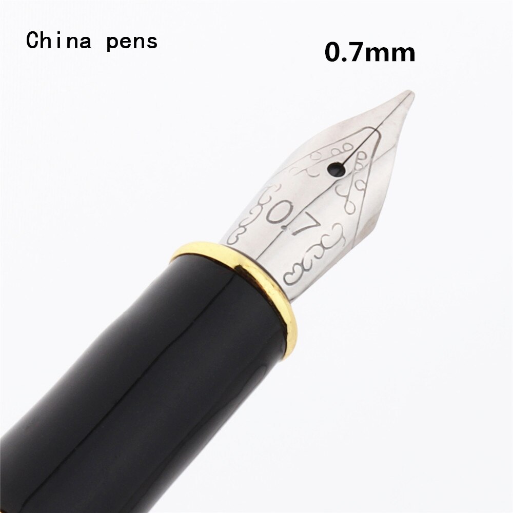 Luksus 389 sort engelsk kalligrafi andenæb parallel kunst pen blomst krop flad spids tibetansk arabisk fyldepen: 0.7mm- pen