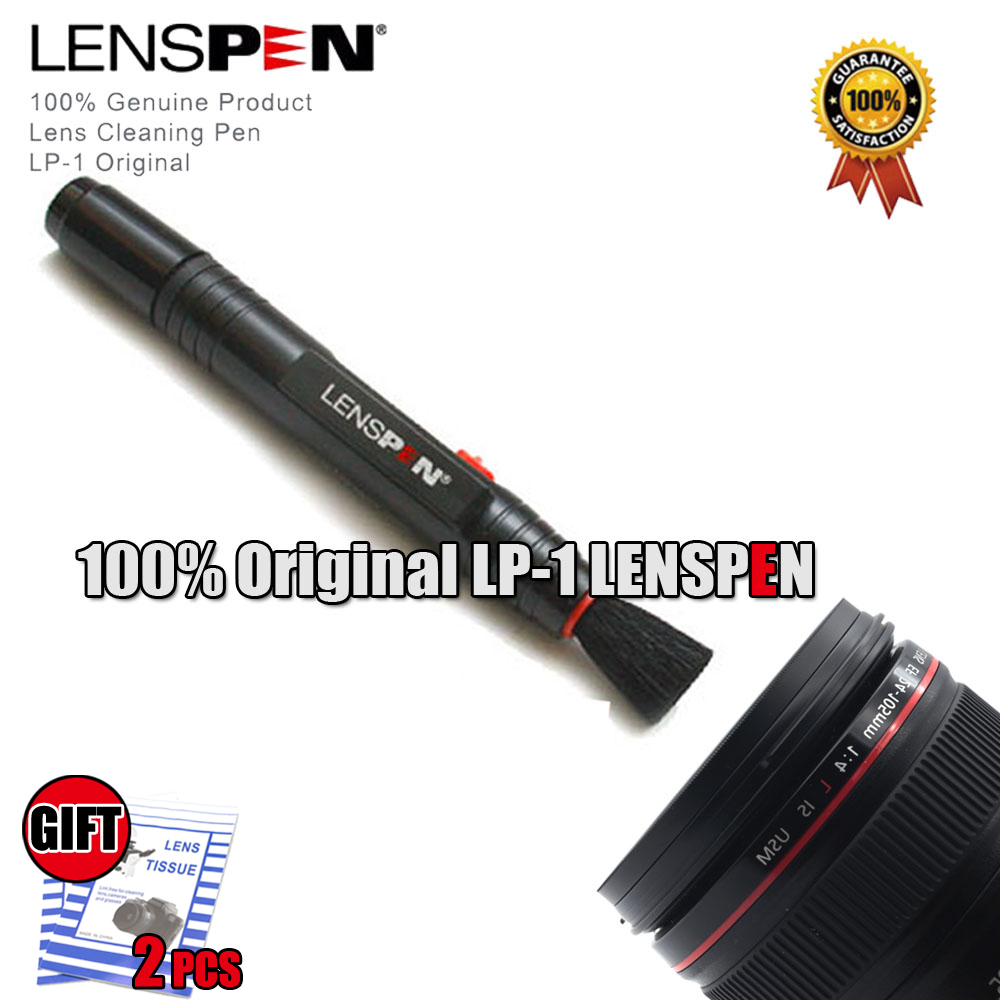 100% Echte Originele Brand Lenspen Lp-1 Dust Cleaner Camera Cleaning Lens Pen Borstel Kit Voor Canon Nikon Sony filter Dslr Slr Dv