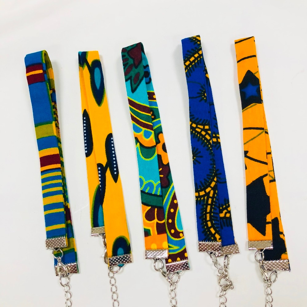 African jewelry african print accessories Choker Ankara print Necklace Wax Printing Choker