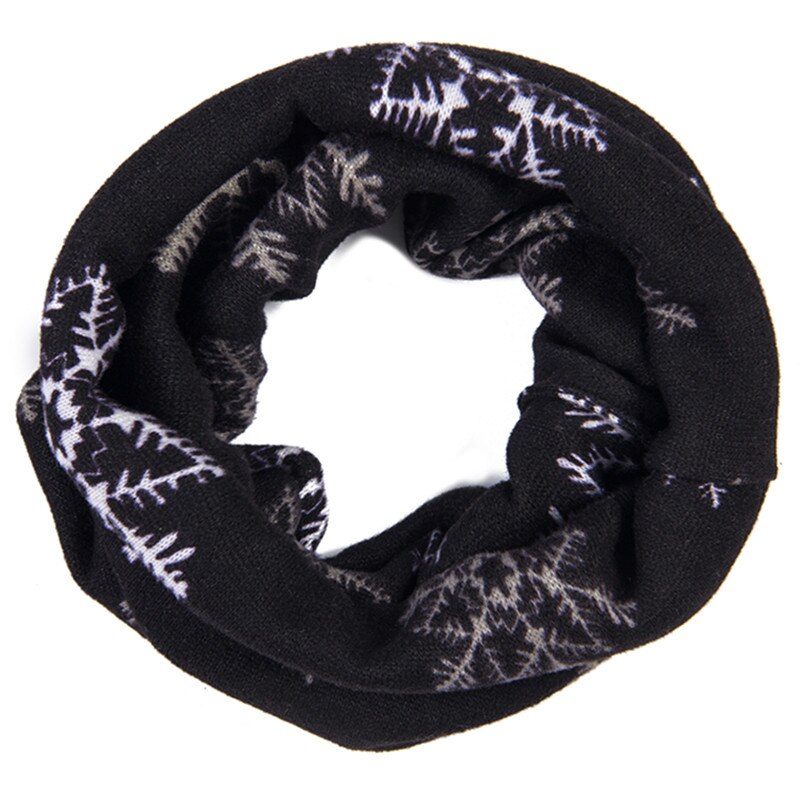 Cache-nez flocon de neige pour enfants, foulard d'hiver , pour bébés garçons et filles, foulard rond, bavoir infini, de noël: 3