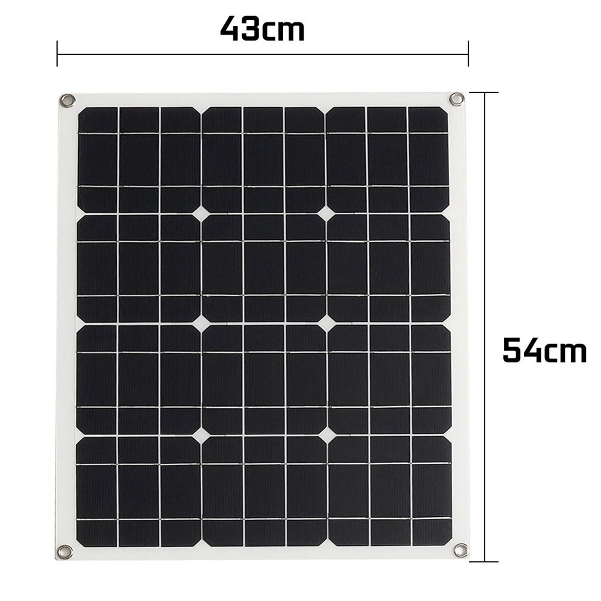 Kit de Panel Solar Flexible, cargador Solar portátil de 100W y 18V, sistema doméstico de 5V, USB para teléfono, 12V, RV, coche, barco, batería de Camping, resistente al agua