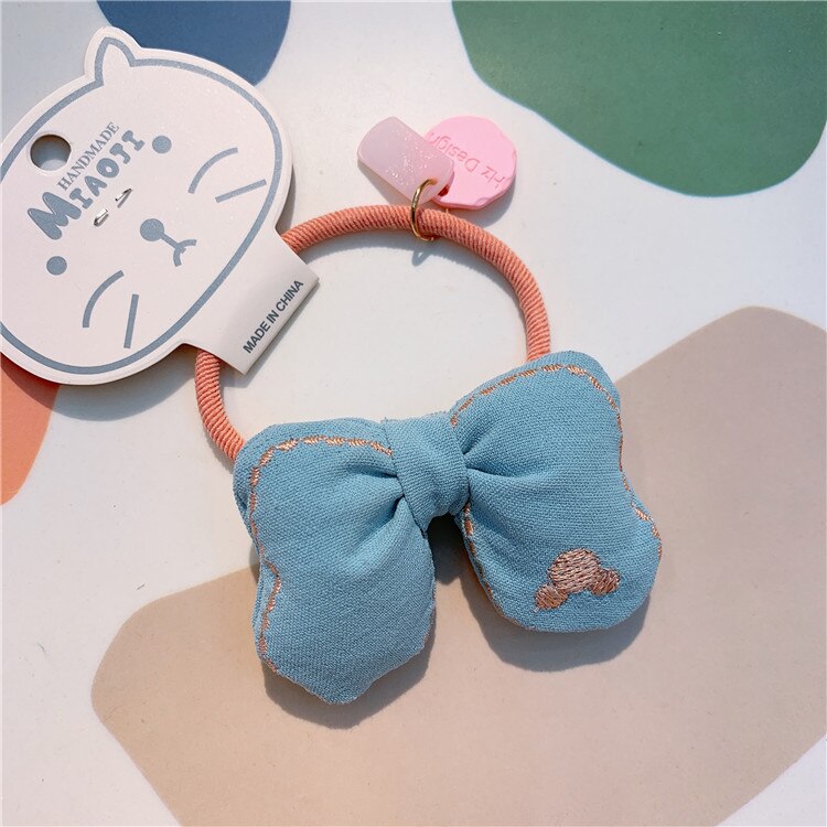 Babymeisjes haarspelden mooie borduurwerk haarspeldjes kinderhaaraccessoires set bb clip kinderspeldjes kinderhaarspeldjes haarspelden: 08