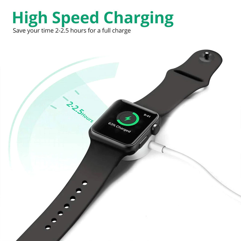 Ładowarka robić zegarka jabłko iwatch123456789/SEPD Typ C/Port USB Przenośna bezprzewodowa magnetyczna stacja dokująca robić kabla ładującego