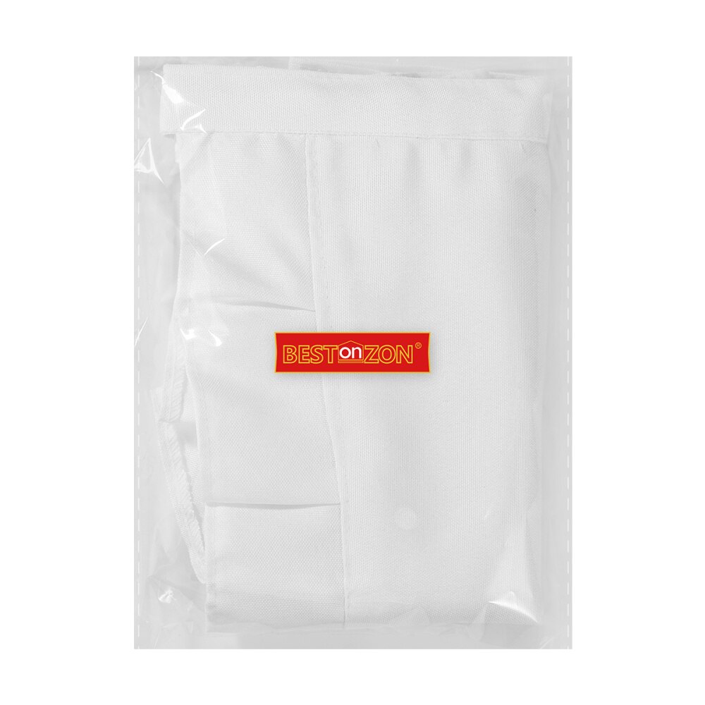 BESTONZON grembiule da cucina floreale a vita corta in pizzo mezza vita bavaglino Costume da cameriera con tasca cucina bomboniere per cameriera