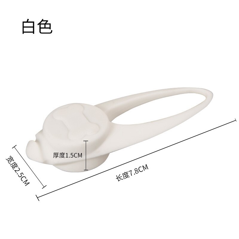 Collier LED pour chien, pendentif de sécurité, lumière clignotante, lumière clignotante dans la nuit, étiquettes lumineuses fluorescentes, fourniture pour animaux de compagnie: WHITE