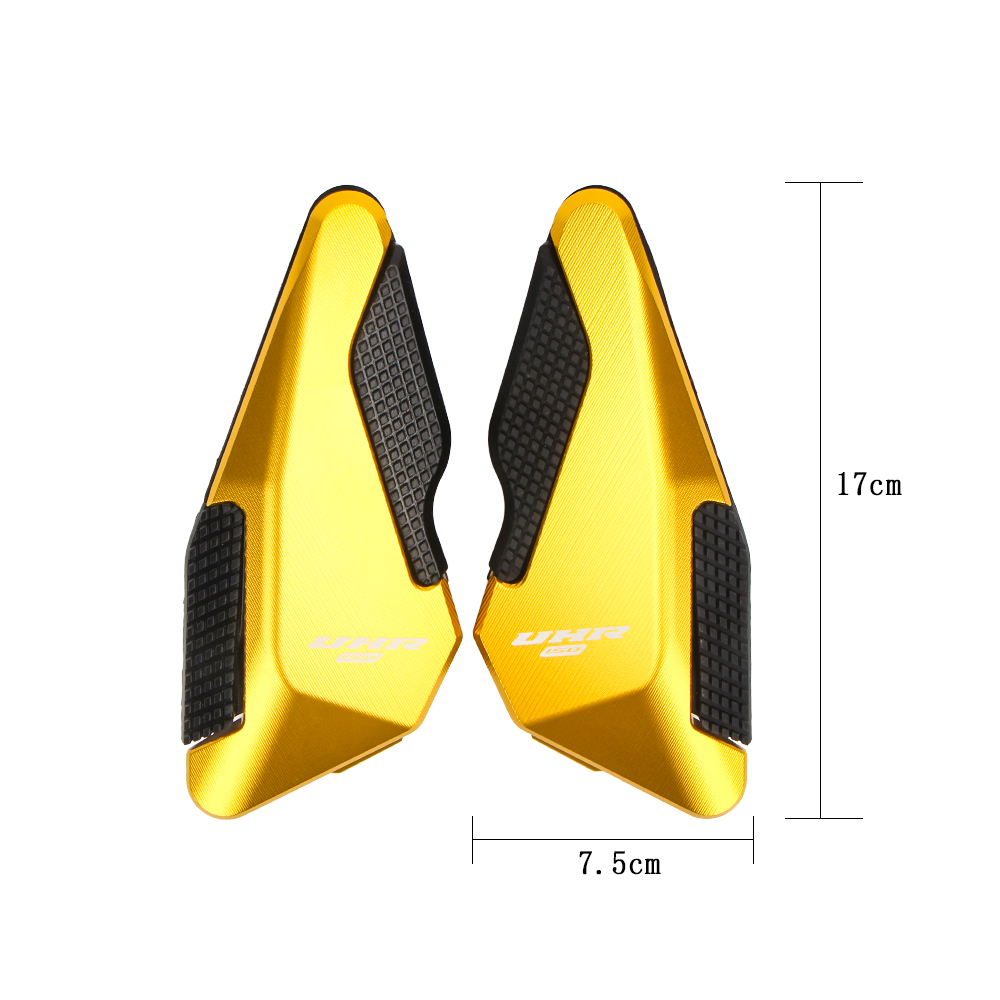 UHR 125 150 UFR Motorcycle Rear Passenger Footrest For Haojue UHR125 UHR150 UFR150 Footpegs Foot Rest Pegs Pedals Step Accessory