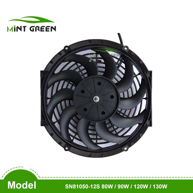 16 inch curved leaf blower 120W electronic fan 12V / 24V