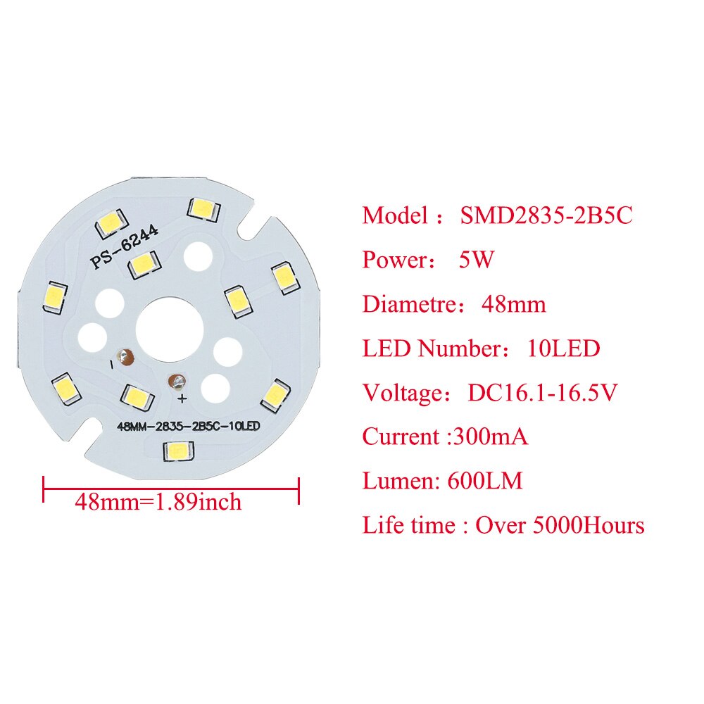 3W 5W 7W 9W 12W 15W 18W 24W 300mA SMD2835 Light Board Lamp Panel PCB With LED For DIY Ceiling Light LED Bulb Light
