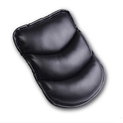 Bil-styling pu skinn bil armlener deksel pad matter for peugeot 206 207 208 301 307 308 407 3008 4008: Svart