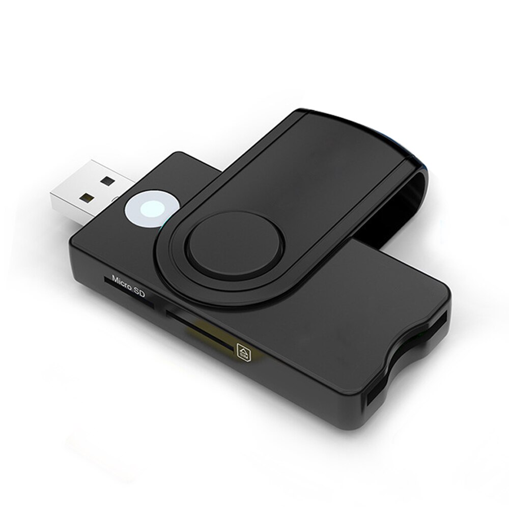 Uthai Voor Windows 7 8 10 Linux Os, Usb Sim Smart Kaartlezer, voor Bankkaart Ic/Id Emv Sd Tf Mmc Kaartlezer USB-CCID Iso 7816: Default Title