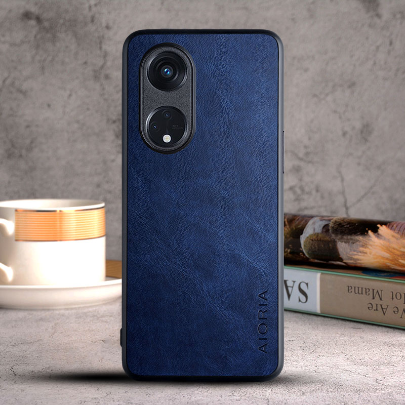 Deksel til oppo reno 8t 8 reno 8 t 5g 4g deksel luksuriøst vintage skinndeksel til oppo reno 8t deksel: Abs / Militærgrønn